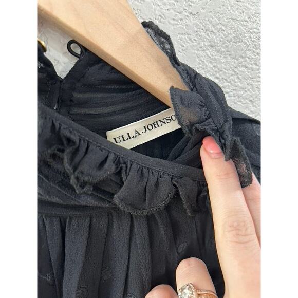 Ulla Johnson Black Silk Blouse - Picture 3 of 5